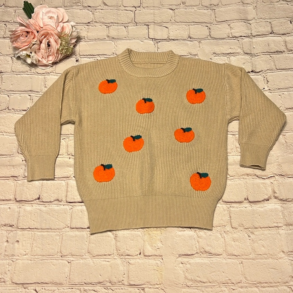 🌸 NWOT Tullabee Pumpkin Sweater